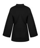 Déshabillé court Antigel de Lise Charmel Tressage Graphic noir ELC1937-TN