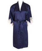 Déshabillé en soie Lise Charmel Splendeur Soie marine ALC2080-SM