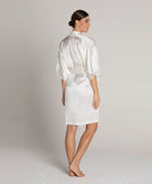 Déshabillé en soie Lise Charmel Splendeur soie écru nacre ALC2080-EN