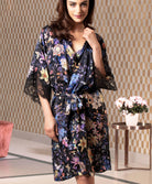 Déshabillé en soie et viscose Lise Charmel Flora Aura pastel ALH2019-AP