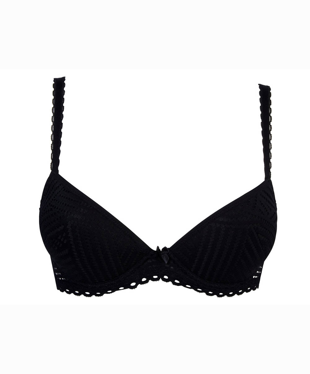 Soutien-gorge coque Antigel de Lise Charmel Tressage Graphic noir ECC3637-3837-TN