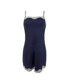 Nuisette fines bretelles Antigel de Lise Charmel Simply Perfect bleu chiné ENA1406-BN