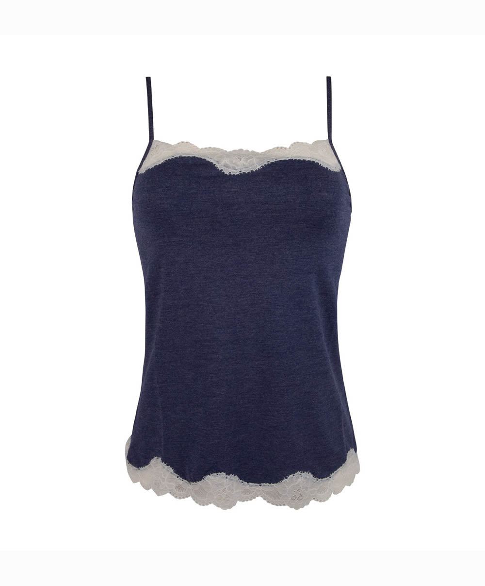 Caraco Antigel de Lise Charmel Simply Perfect bleu chiné ENA5006-BN