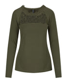 Ensemble pyjama "avocado" inserts en dentelle Lingadore nightwear Lingadore 6314-136-AVOC