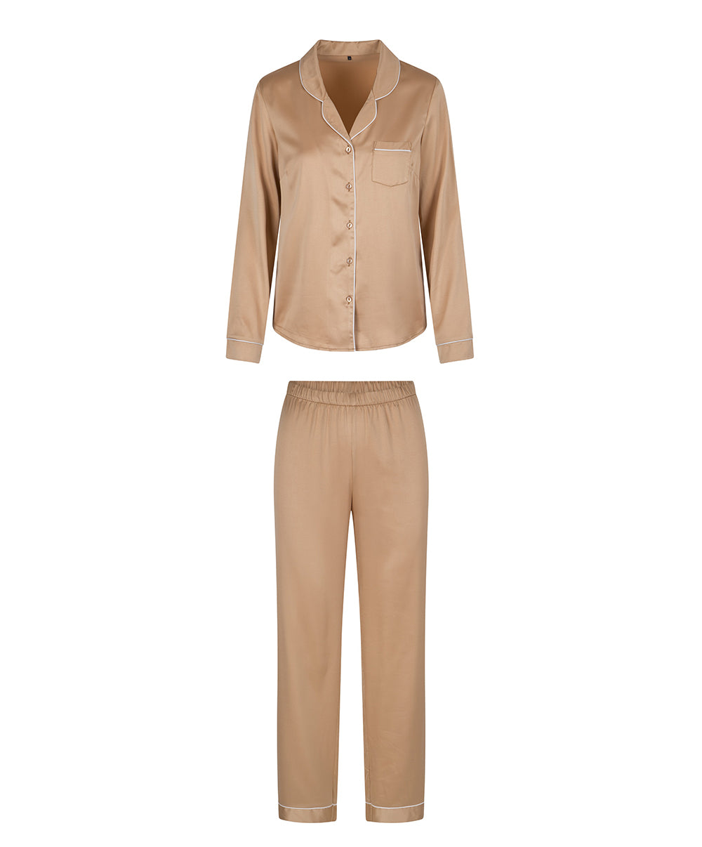 Ensemble pyjama femme "toast and powder stuff" Lingadore nightwear Lingadore 6205SET-131-TOPD