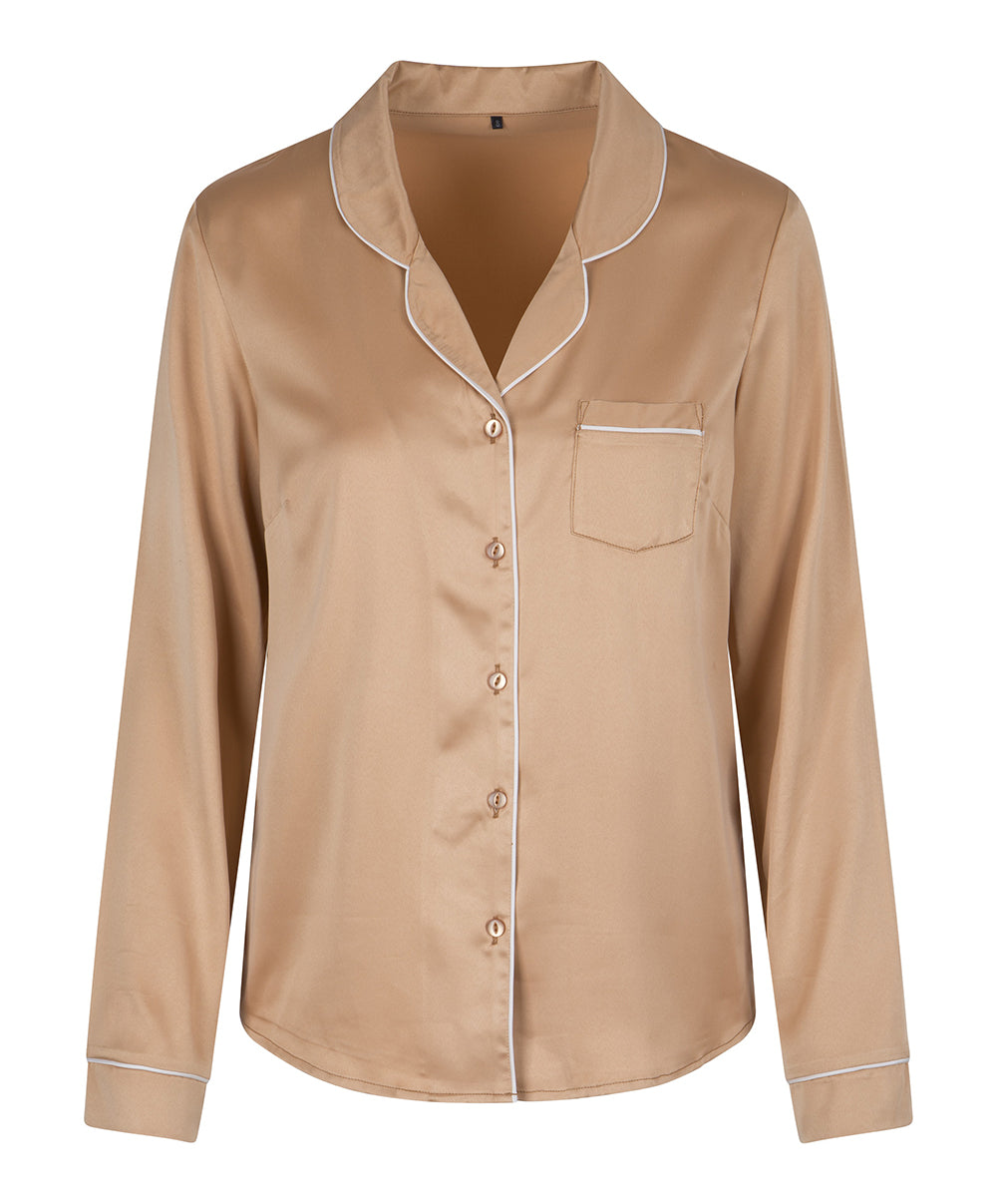 Ensemble pyjama femme "toast and powder stuff" Lingadore nightwear Lingadore 6205SET-131-TOPD