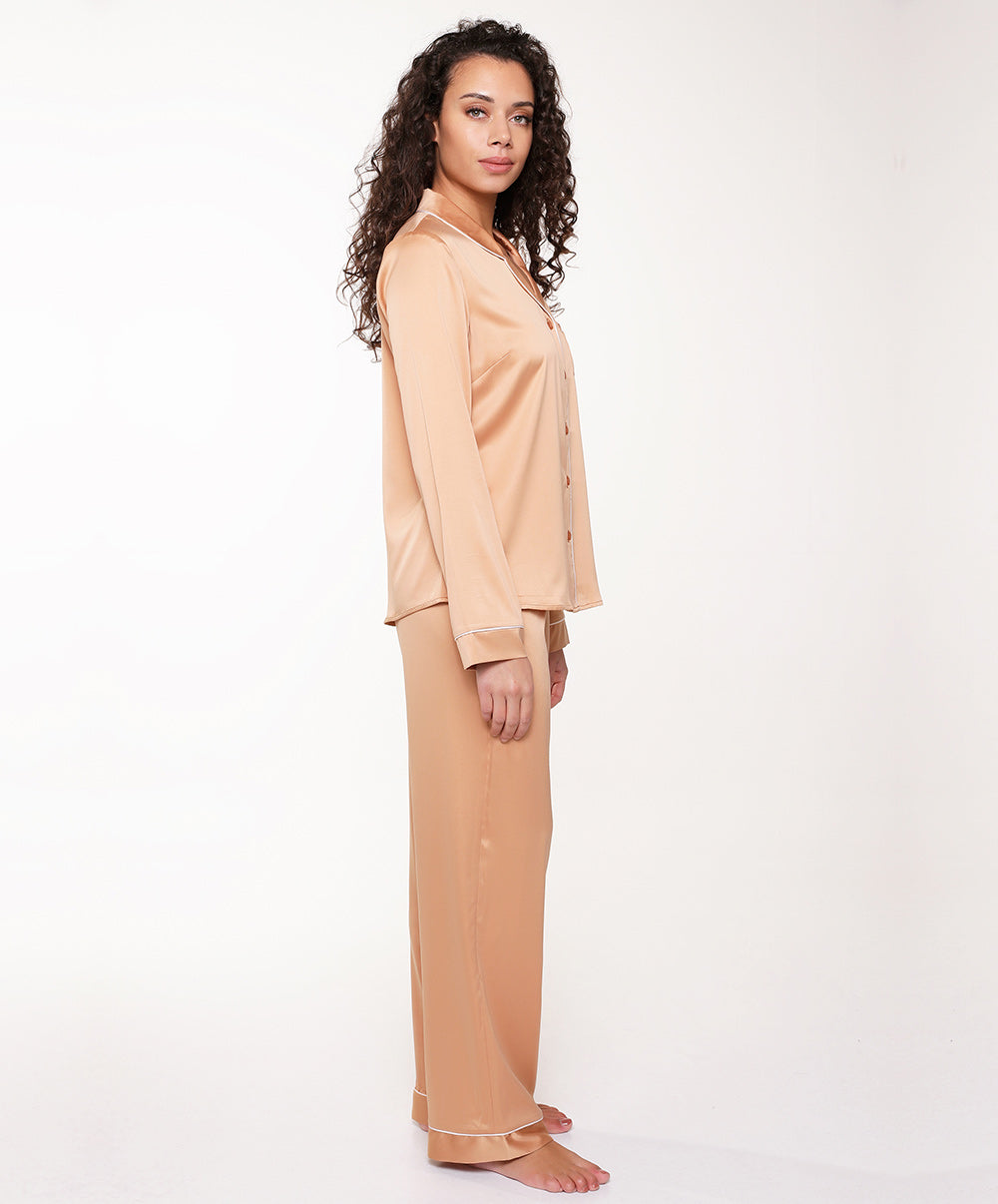 Ensemble pyjama femme "toast and powder stuff" Lingadore nightwear Lingadore 6205SET-131-TOPD