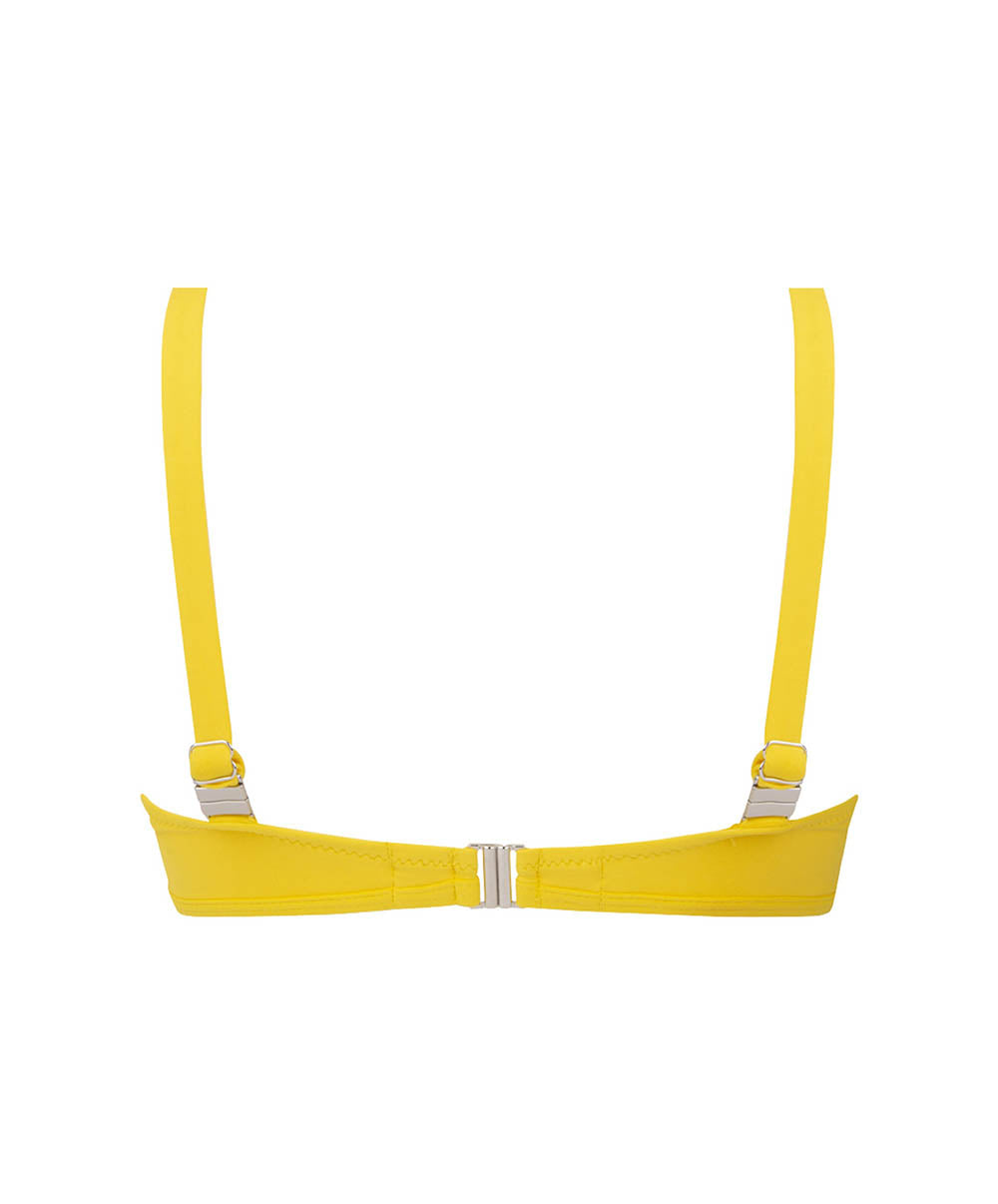 Maillot de bain triangle souple à armatures La Chiquissima jaune Antigel Bain FBB3314-MS 100