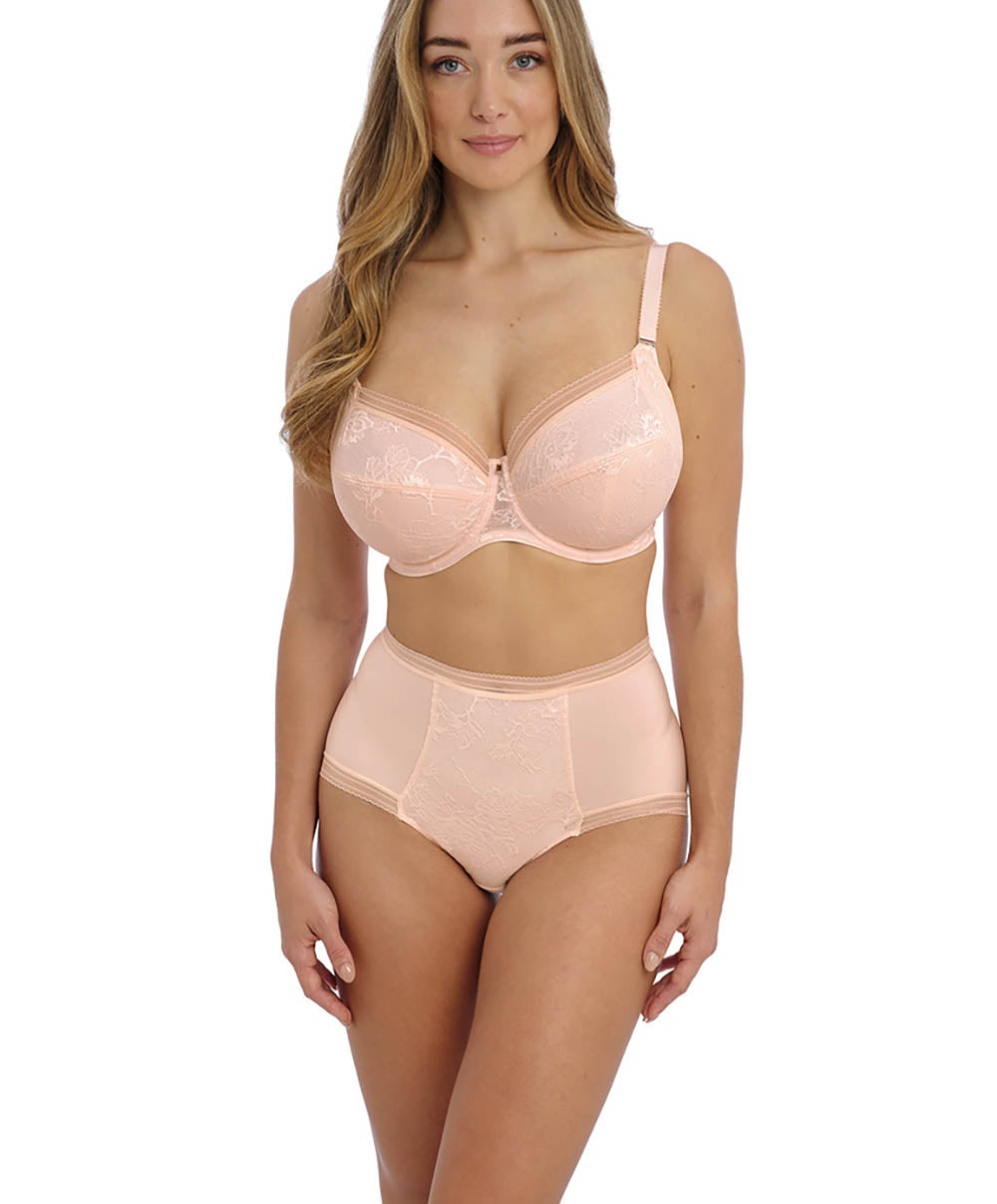 Soutien-gorge armatures couvrant + renfort latéral avec dentelle Fantasie Fusion lace Noir FL102301-BLH