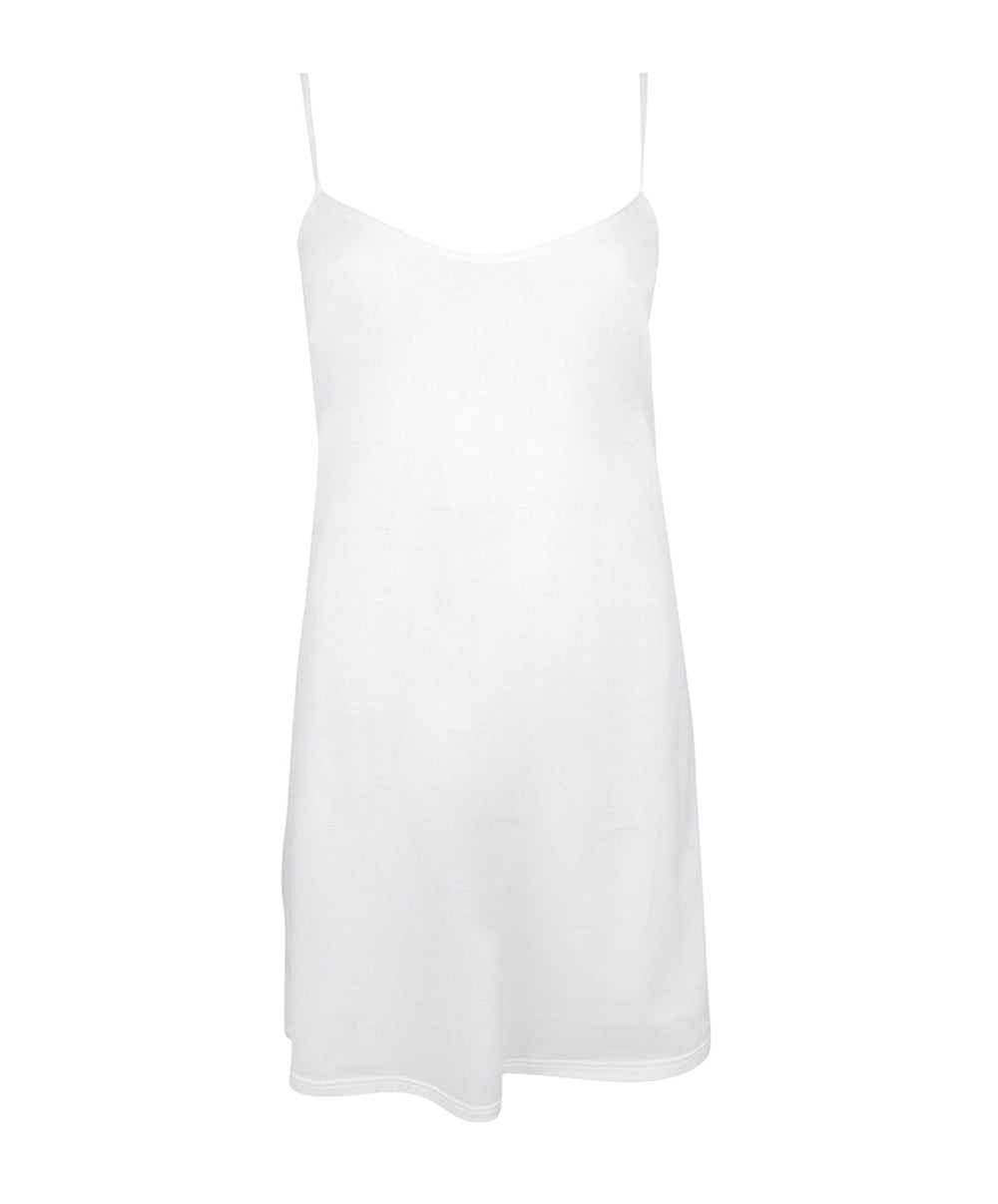 Fond de robe en coton Lise Charmel bain Perles Nacrées blanc ASB1969-BL