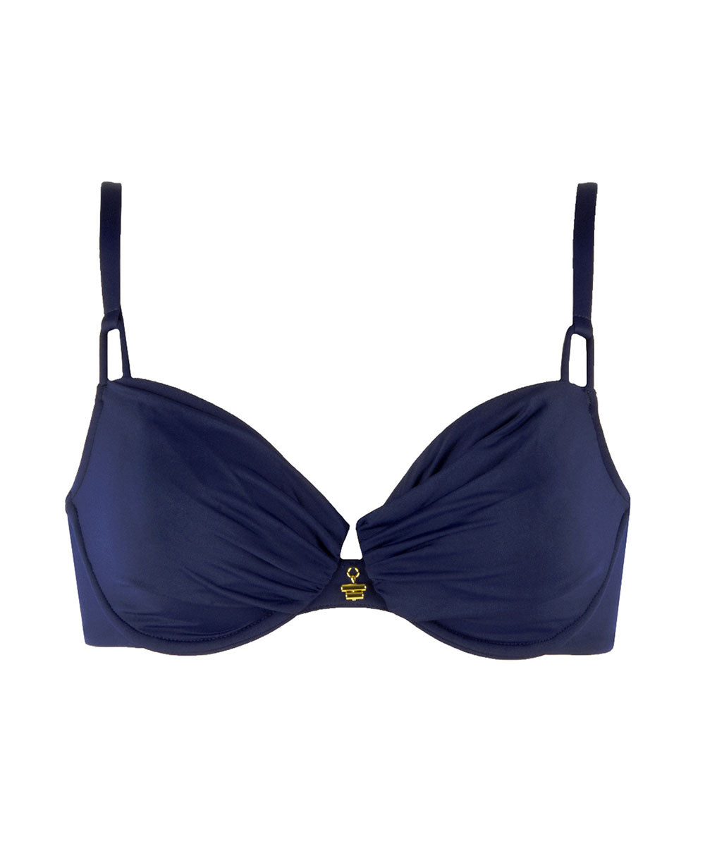 Haut de maillot de bain armatures Lise Charmel bain Sublime Drapé marine ABB6050-MP 10