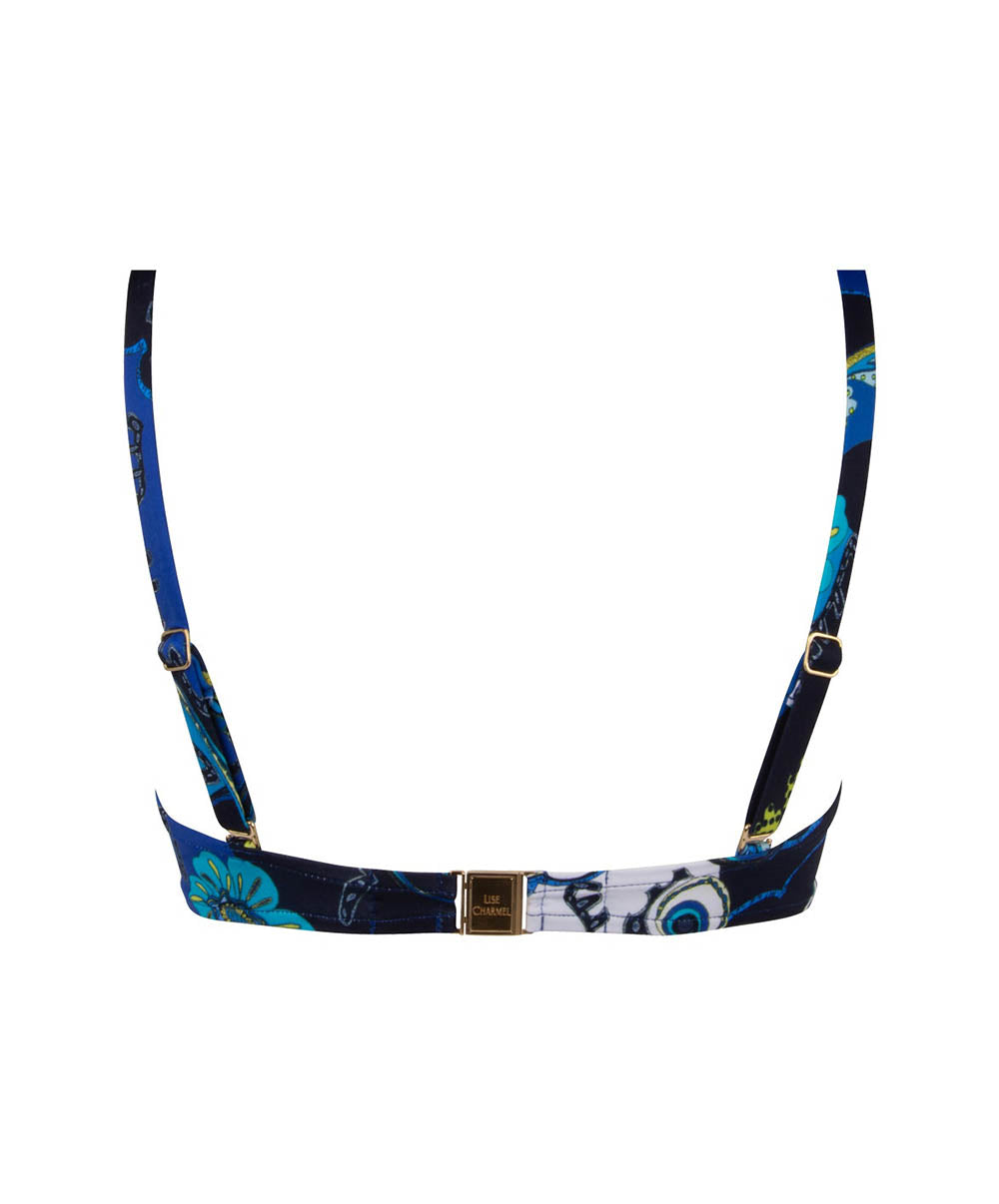 Maillot de bain avec armatures Lise Charmel bain Soleil floral Bleu ABB6046-BF