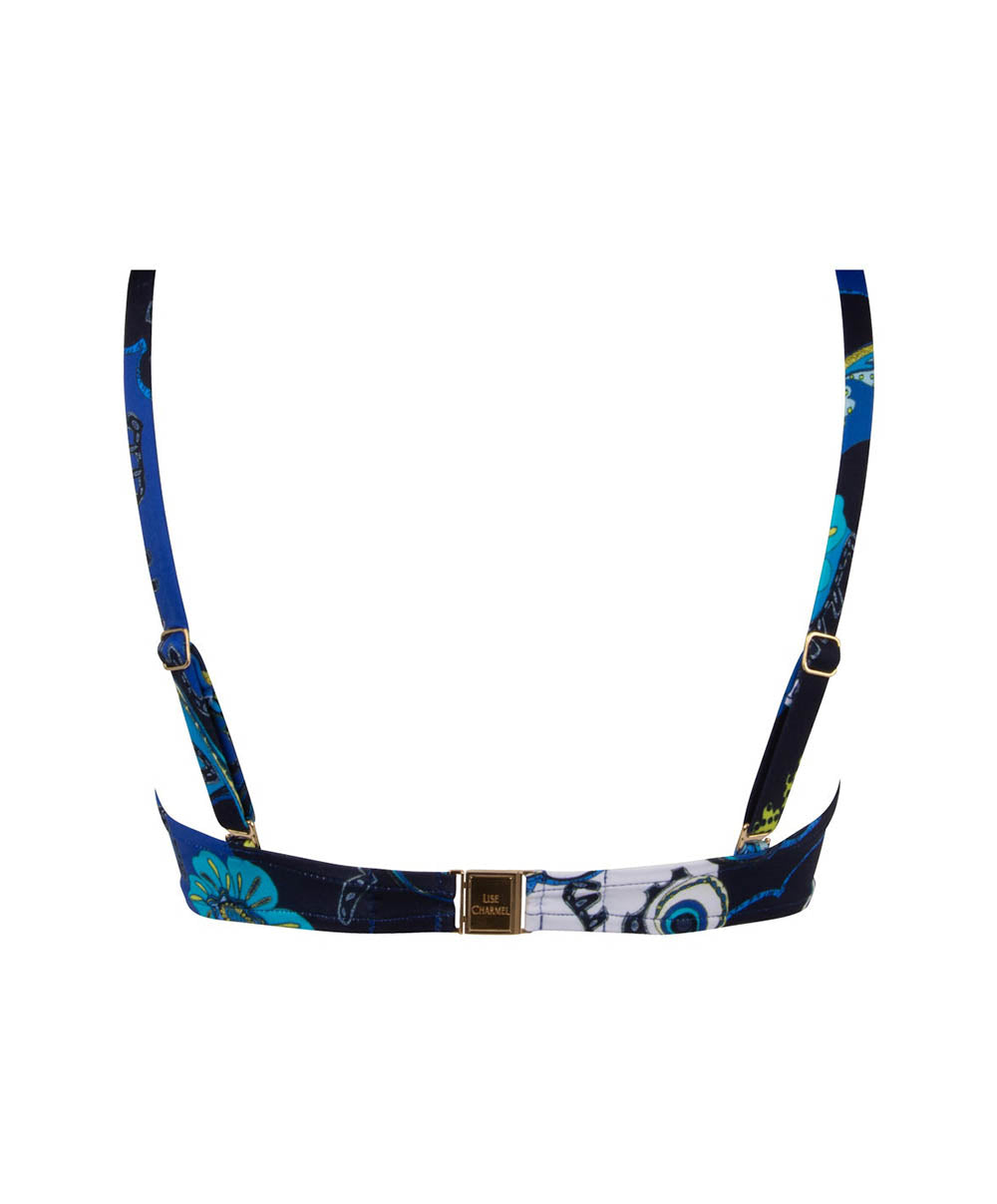 Maillot de bain avec armatures Lise Charmel bain Soleil floral Bleu ABB6046-BF