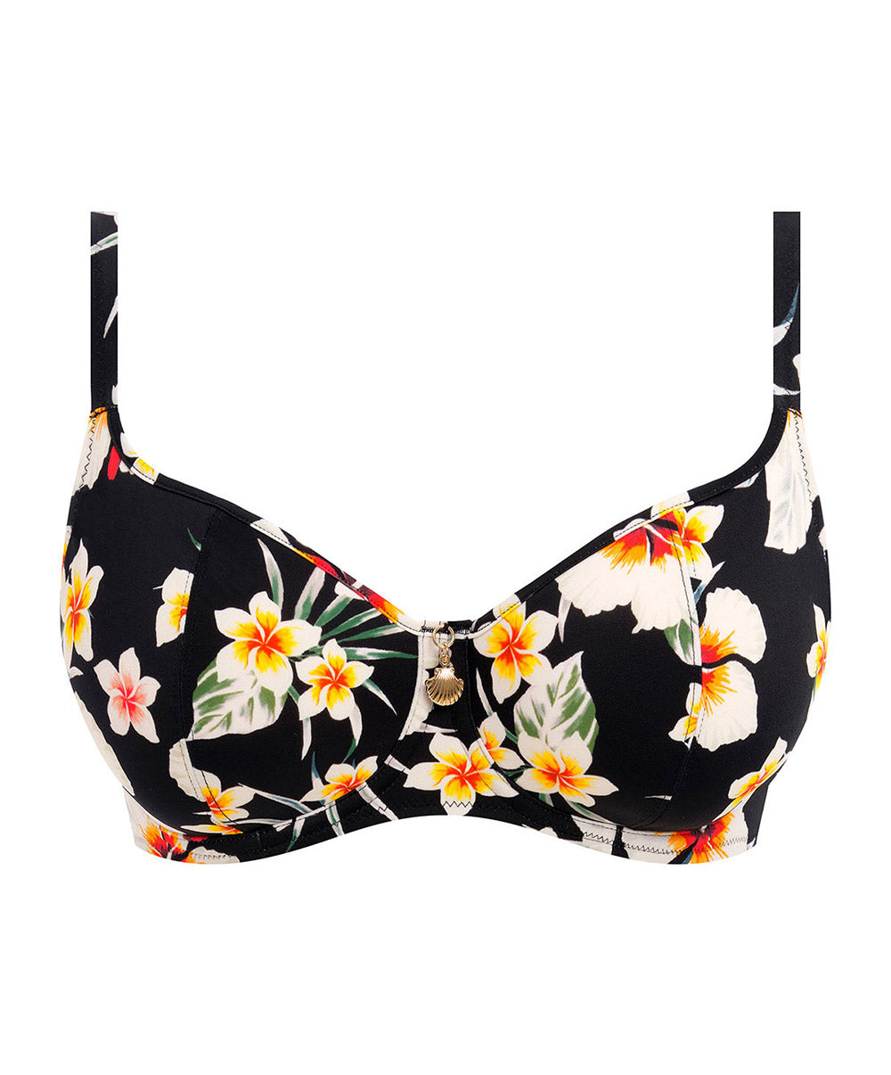 Haut de maillot de bain balconnet à armatures décolleté cœur Havana Sunrise multicolore Freya swim AS202703-MUI