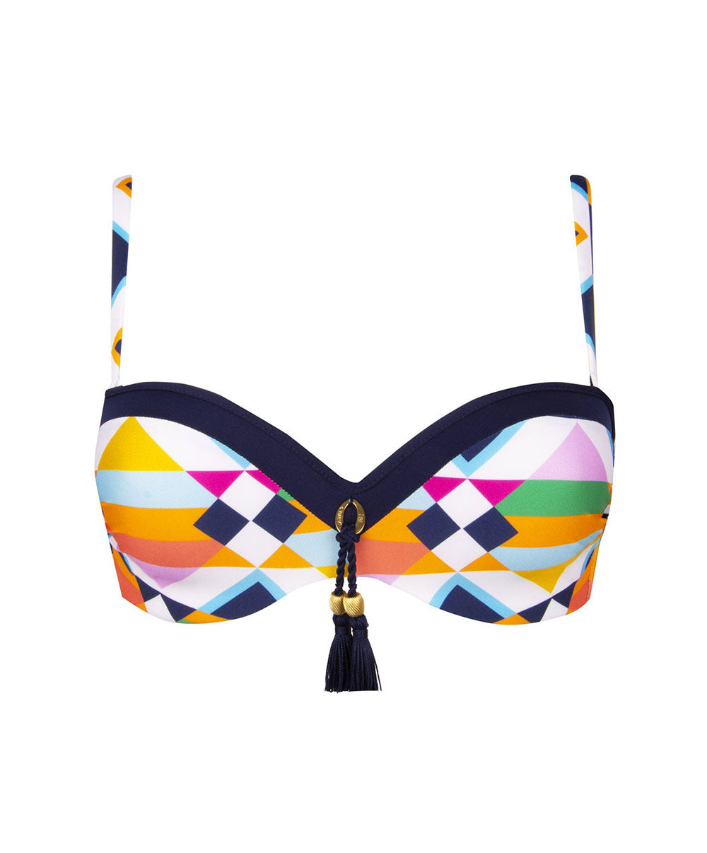 Haut de maillot de bain bandeau brassière Lise Charmel bain Lumière Solaire multicolore ABB5058-LH 10