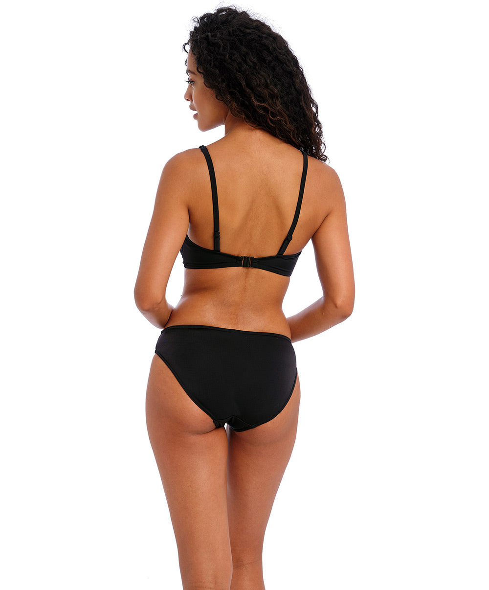 Haut de maillot de bain brassière souple Jewel Cove plain black Freya swim AS7239-PLK