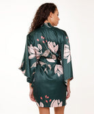 Kimono satiné sexy imprimé fleurs Lingadore 7621-17-PRINT