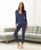 Leggings Antigel de Lise Charmel Simply Perfect tressage pourpre ENA0906-BU