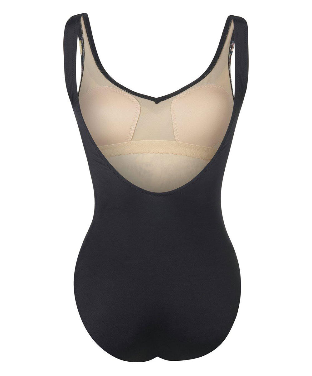 Maillot de bain 1 pièce gainant sans armatures Wild Swing botanical leo Charmline Swimwear sculptant CH-1437-457-067