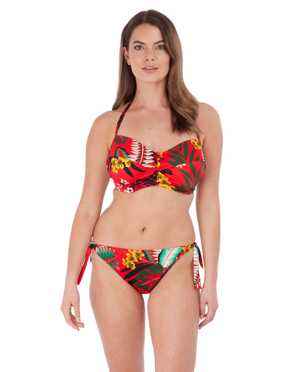 Maillot de bain bandeau armatures grande taille twist Fantasie swim Vilamoura lollipop FS6562-LOP