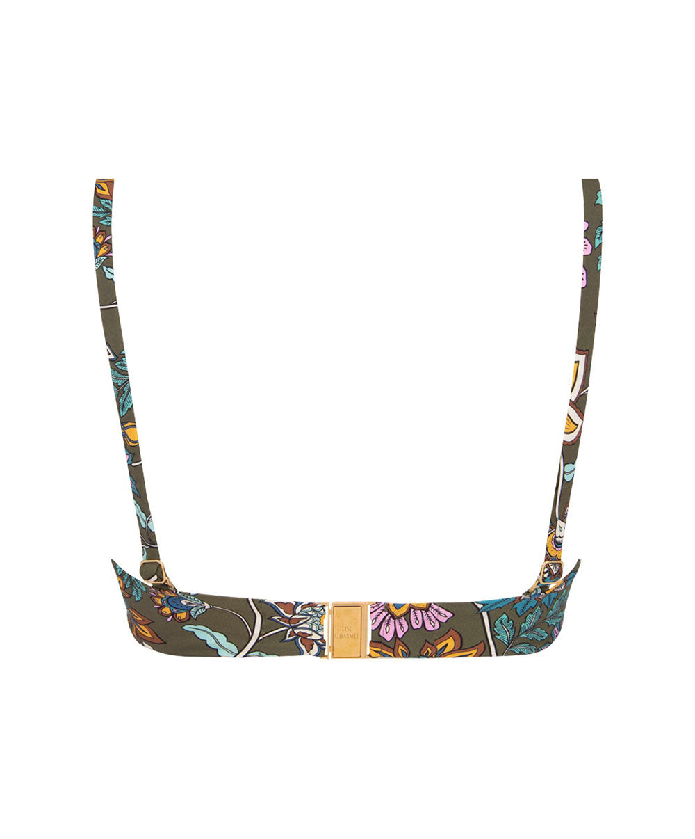 Maillot de bain bandeau brassière Lise Charmel bain Fleur Persane bronze ABB5067-BP 10