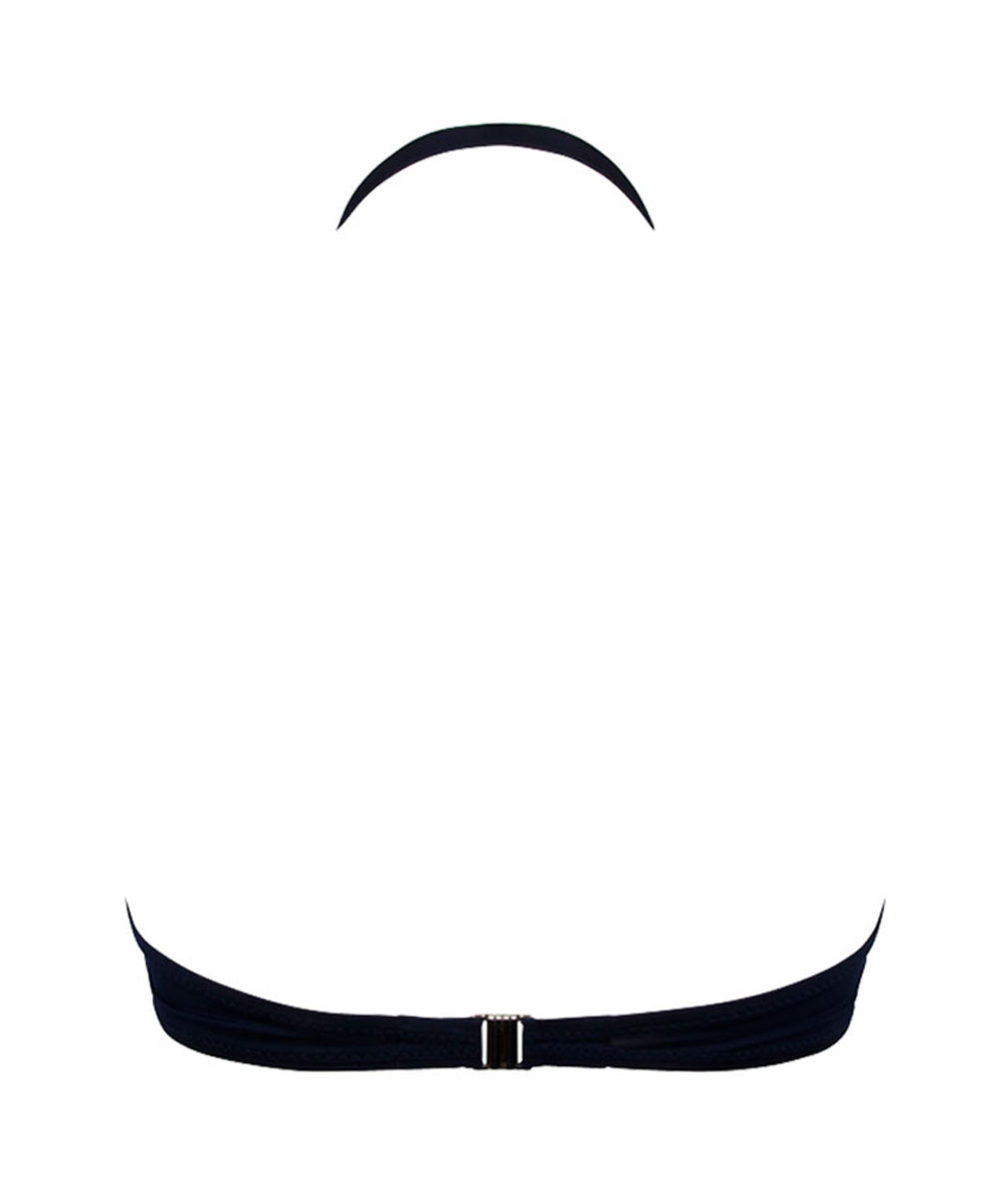 Maillot de bain bandeau coque La Belle à Bord or navy Antigel Bain EBB7175-ON