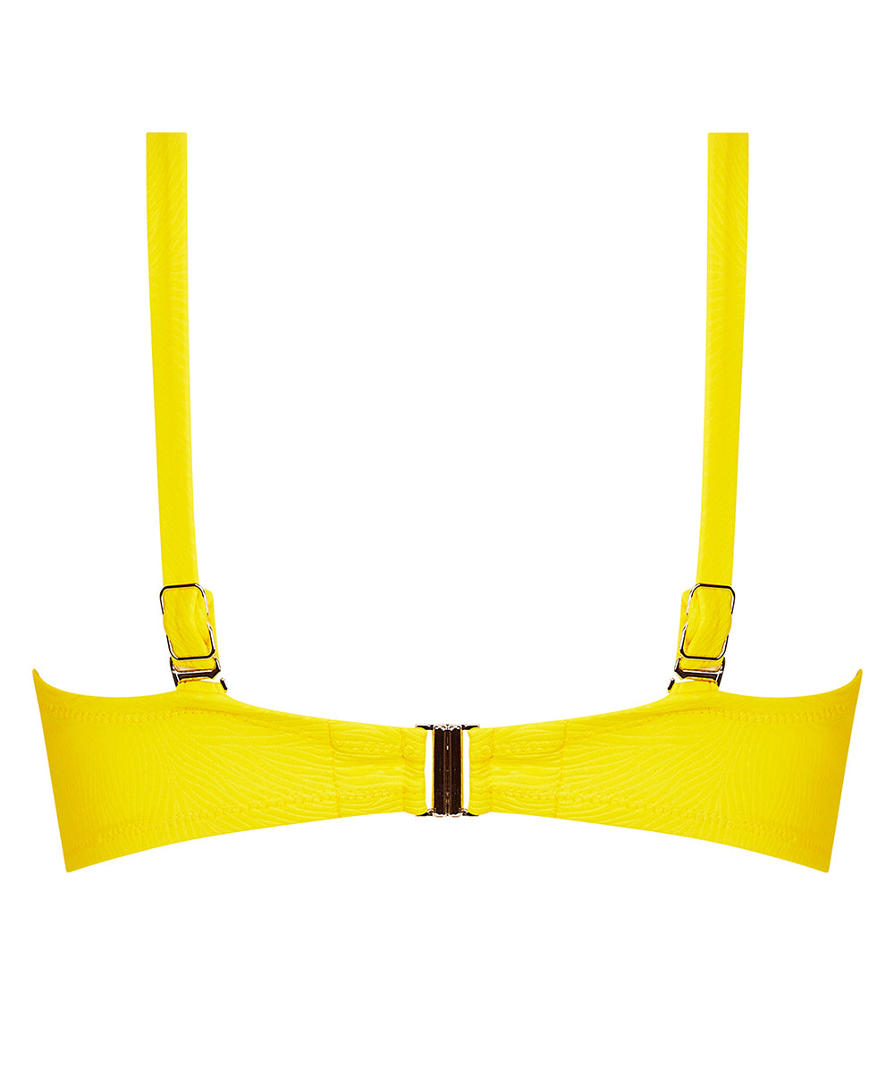 Maillot de bain bandeau grande taille La Muse des Vagues jaune Antigel Bain FBB7126-JA 100