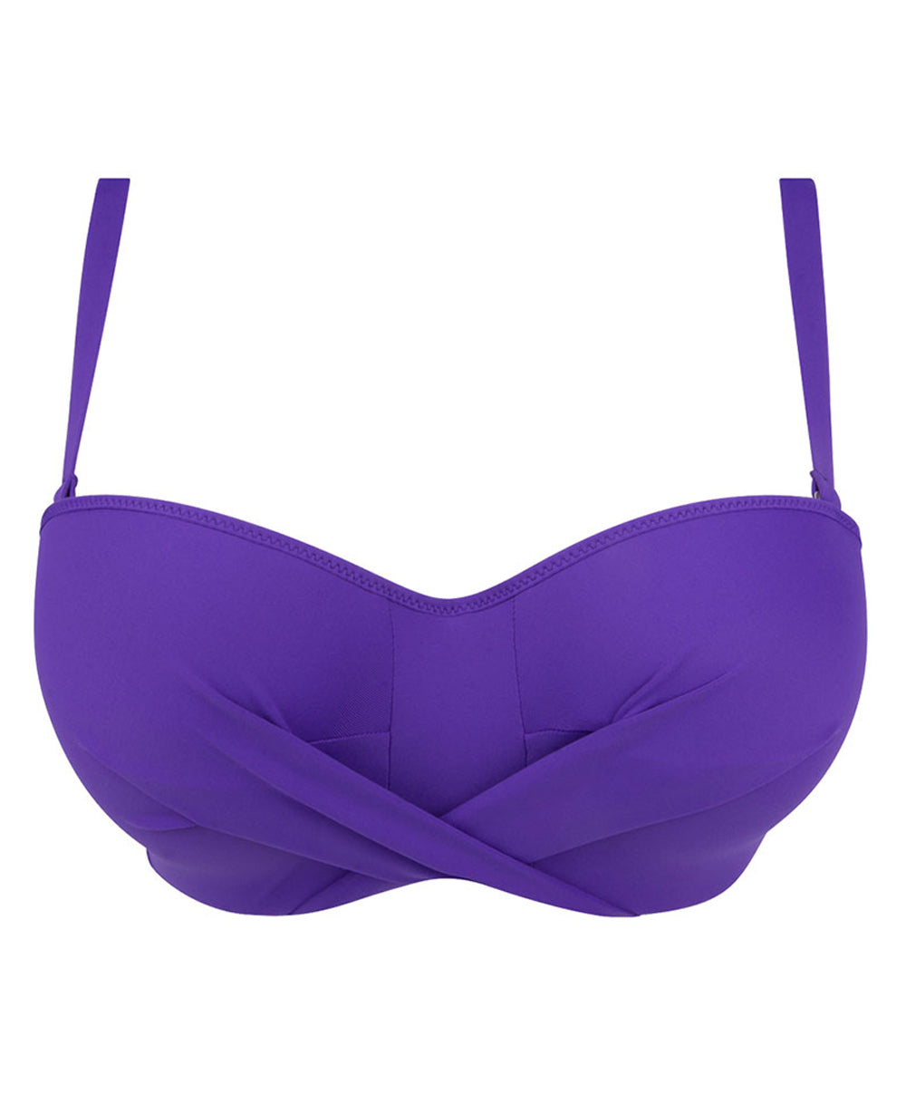 Maillot de bain bandeau grande taille La Chiquissima purple Antigel Bain FBB7114-MP 10