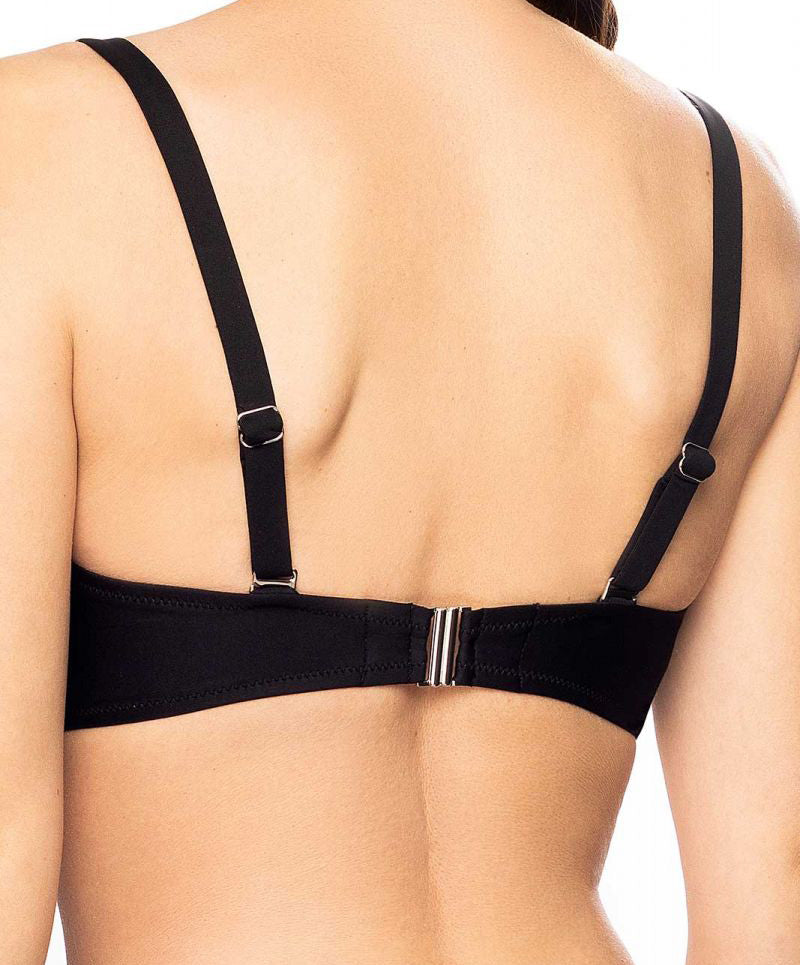 Maillot de bain bandeau grande taille La Chiquissima noir Antigel Bain FBB7114-NO 2