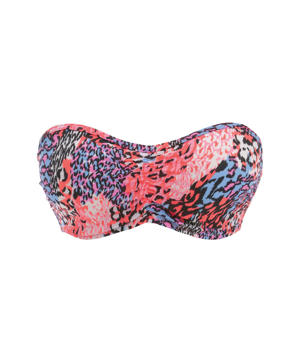 Maillot de bain bandeau paddé armatures multipositions Serengeti Haze multicolore Freya swim AS201810-MUI