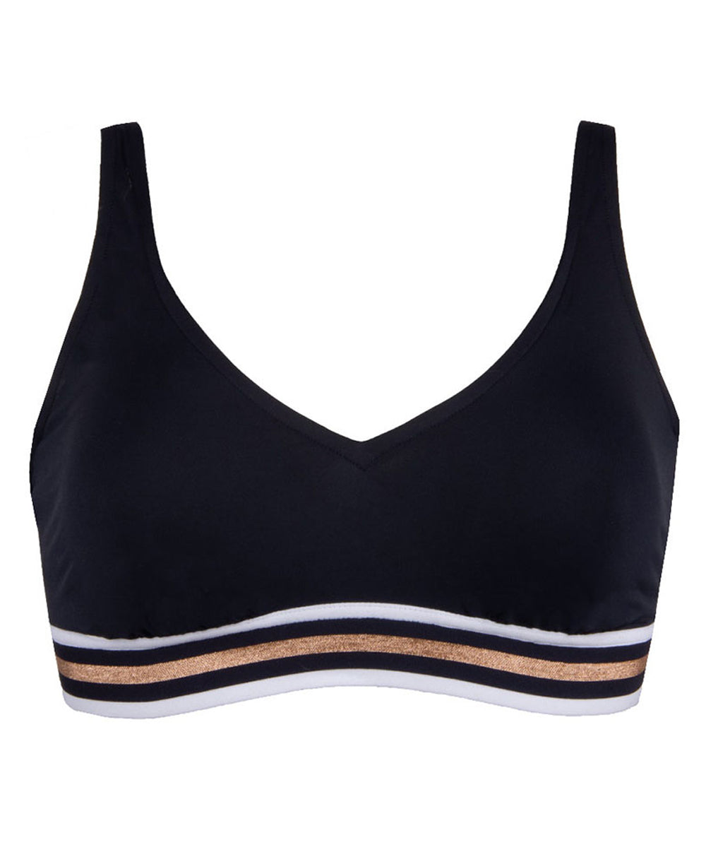 Maillot de bain brassière sans armatures Lise Charmel bain Énergie Nautique encre ABA2135-EN enemble