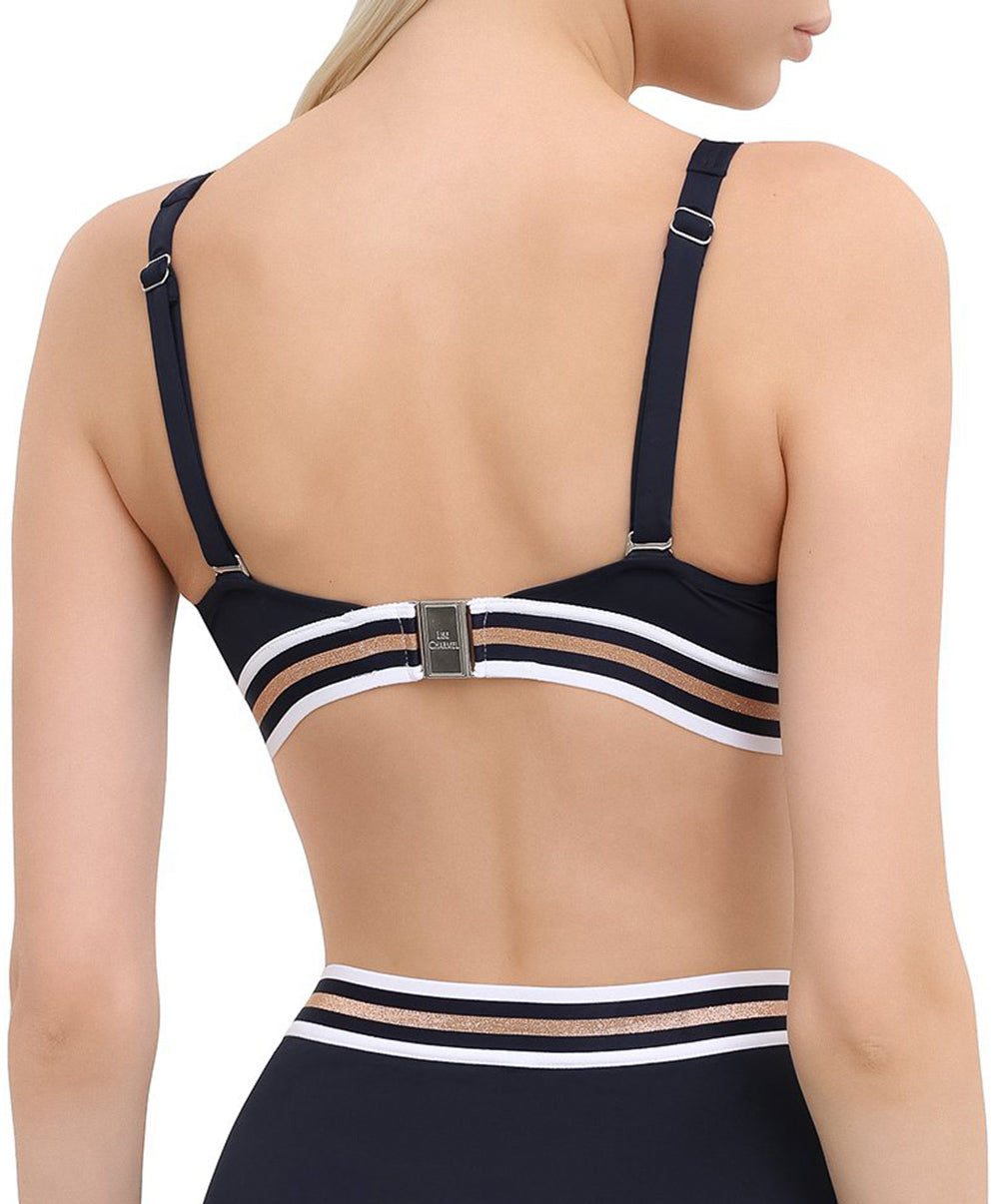 Maillot de bain brassière sans armatures Lise Charmel bain Énergie Nautique encre ABA2135-EN enemble