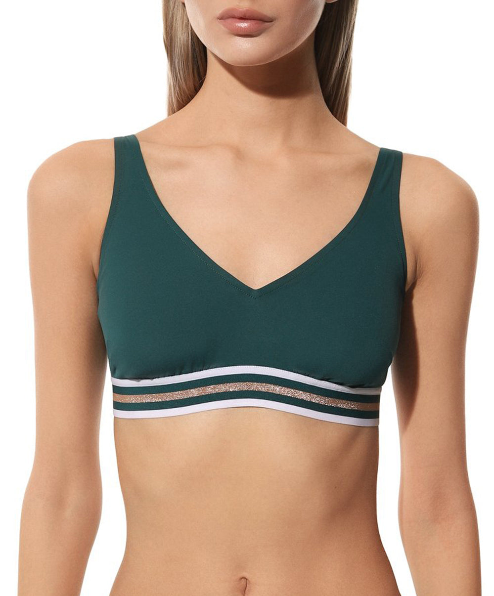 Maillot de bain brassière sans armatures Lise Charmel bain Énergie Nautique pacifique ABA2135-PN