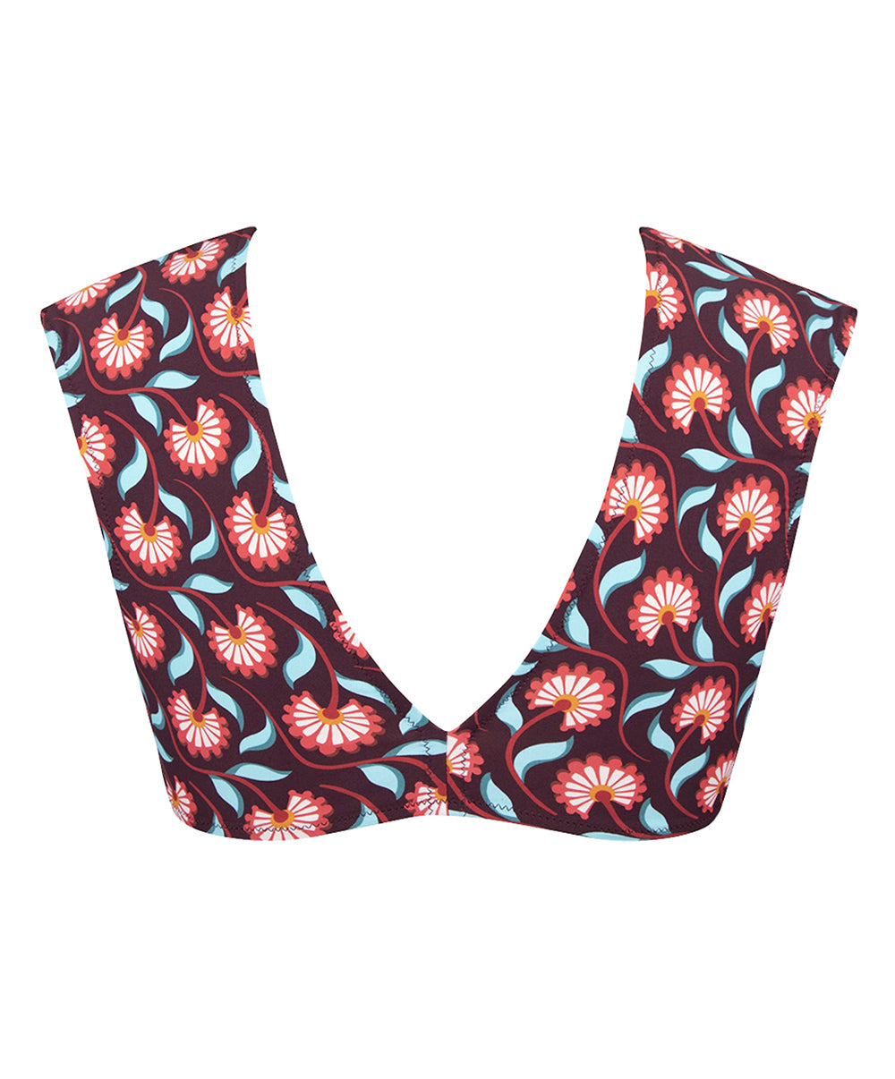 Haut de maillot de bain brassière souple sans armatures La Muse Bohème prune Antigel Bain EBB5536-PB 10