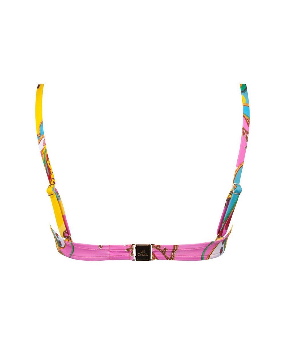 Maillot de bain coque effet push Lise Charmel bain Soleil floral Curcuma ABB8546-CS