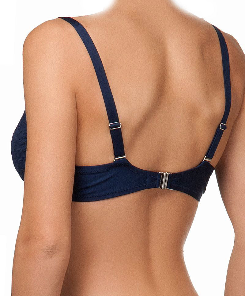 Maillot de bain corbeille fitting La Fashion Vague bleu Antigel de Lise Charmel FBA3517-VN