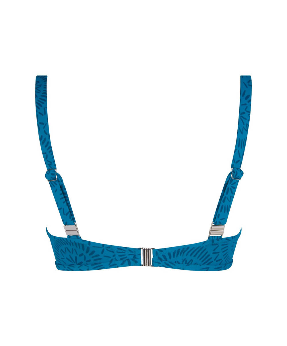 Maillot de bain corbeille grande taille L'ethnica Bleu canard Antigel Bain FBB3574-BC