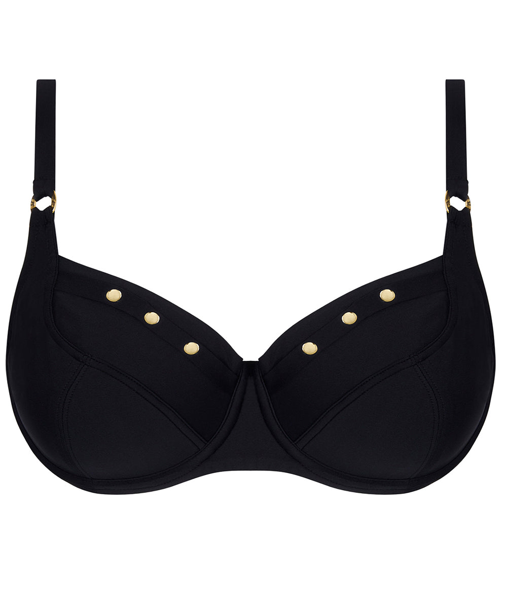 Haut de maillot de bain corbeille grande taille Lise Charmel bain Éclat Rock noir ABB3570-NO