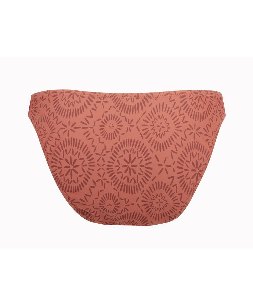 Maillot de bain culotte séduction L'ethnica Ocre brune Antigel Bain EBB0774-BO