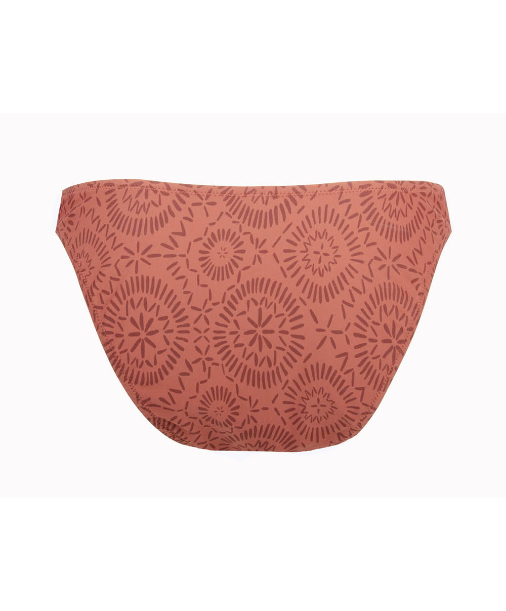 Maillot de bain culotte séduction L'ethnica Ocre brune Antigel Bain EBB0774-BO