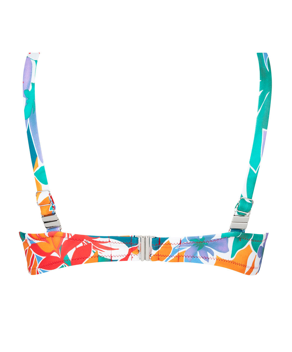 Maillot de bain grande taille coque La Flaneuse papiers découpés multicolore Antigel Bain FBB4067-PD 100