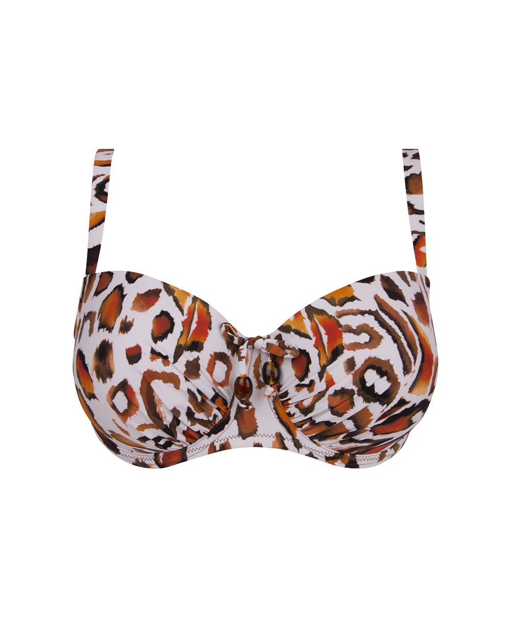 Maillot de bain grande taille coque La Muse Féline panthère Antigel Bain FBB4046-BF 10