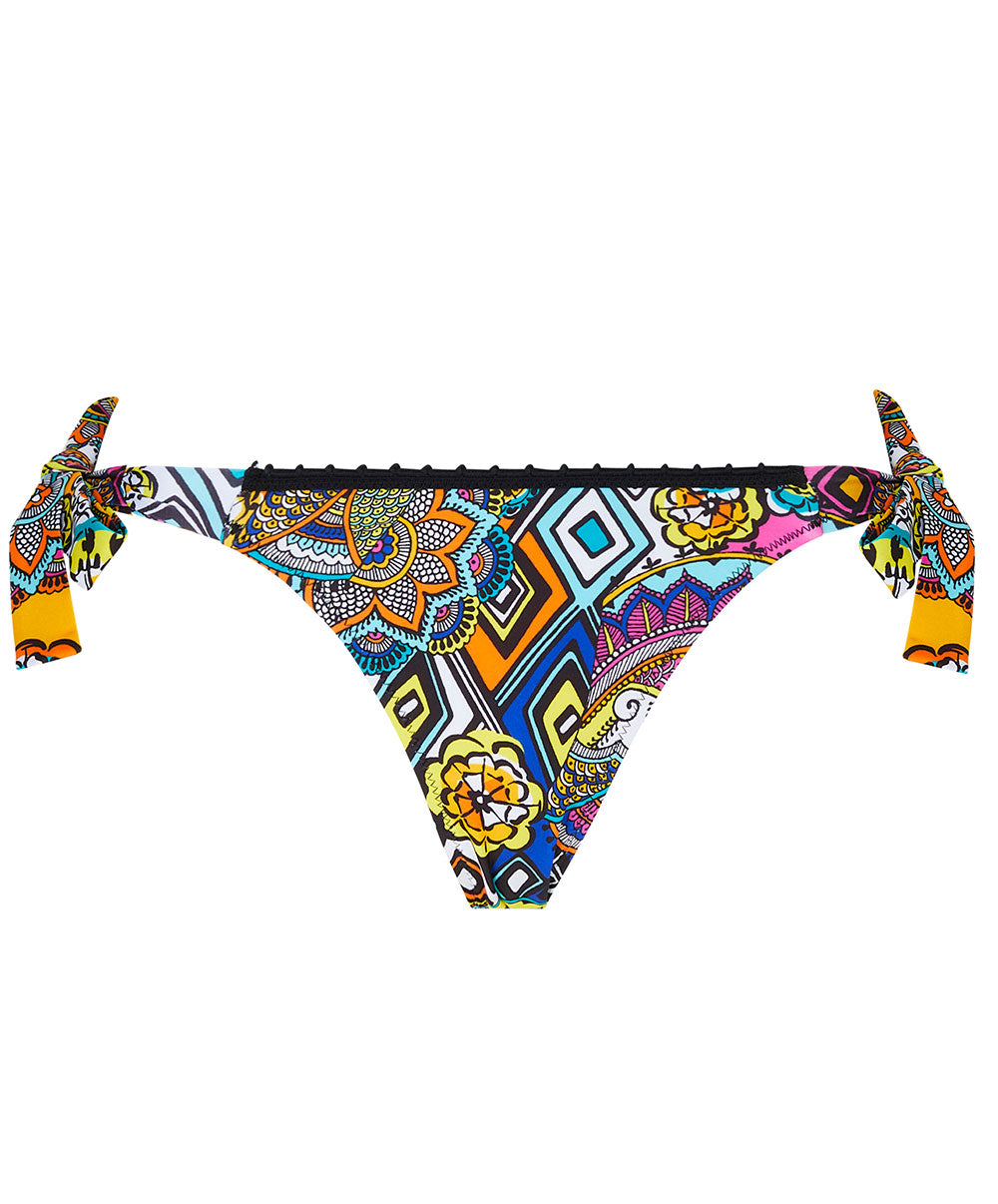 Maillot de bain slip à nouettes bikini La Nomade multicolore Antigel Bain EBB0157-EN