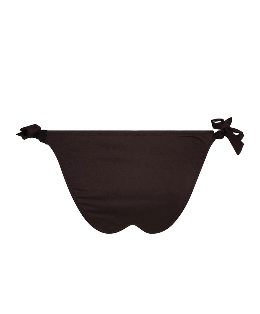 Maillot de bain slip à nouettes bikini La Starlette star marron Antigel Bain EBB0105-SM 10