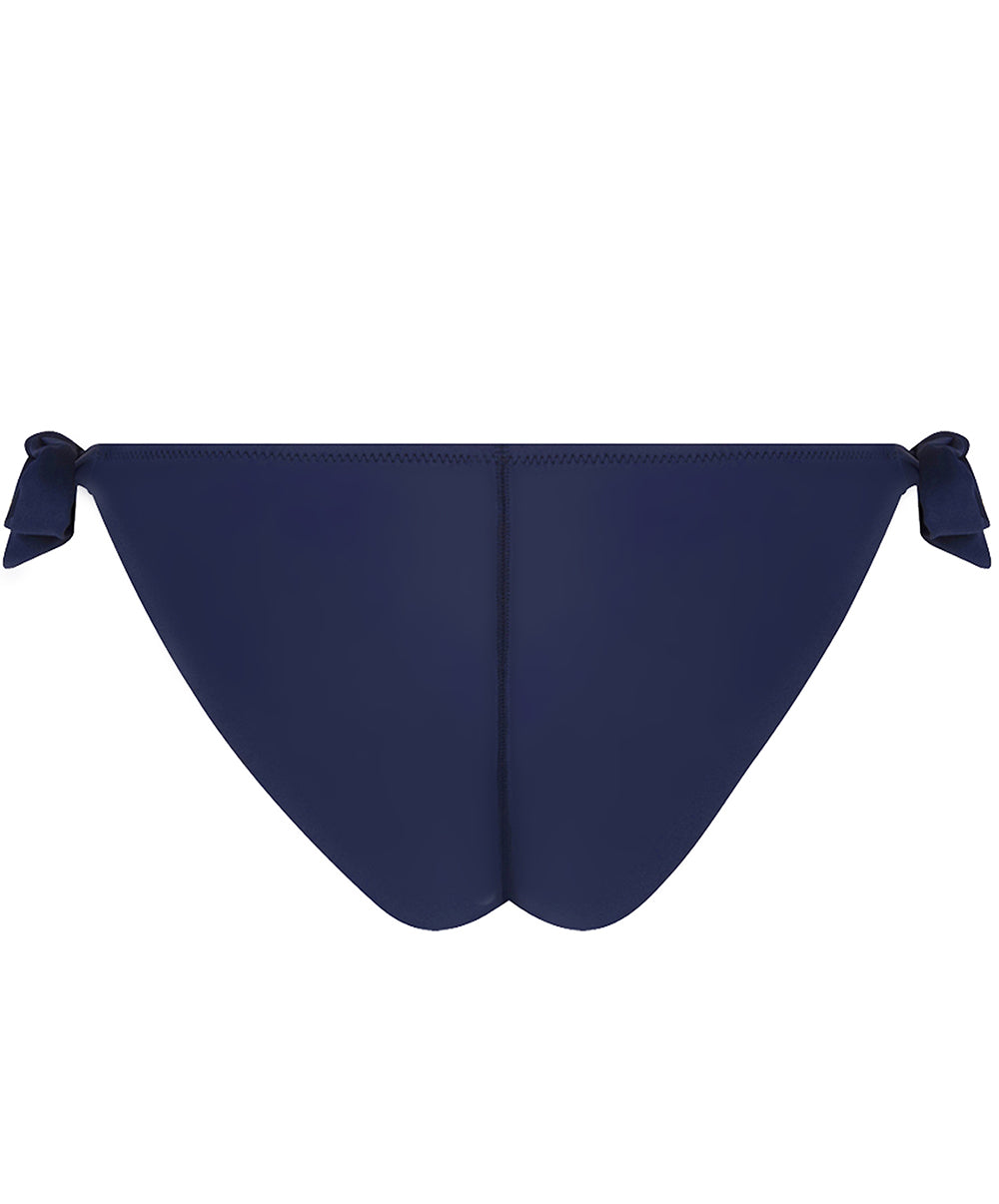 Maillot de bain slip à nouettes bikini La Chiquissima marine Antigel Bain EBB0114-MM 2