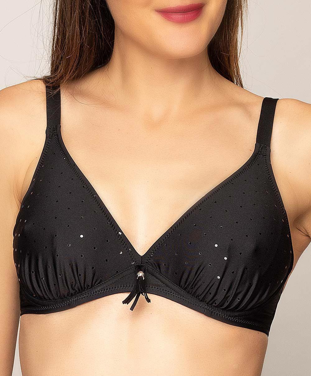 Maillot de bain triangle armatures La Costa Antigel noir Antigel Bain FBA3290-NO