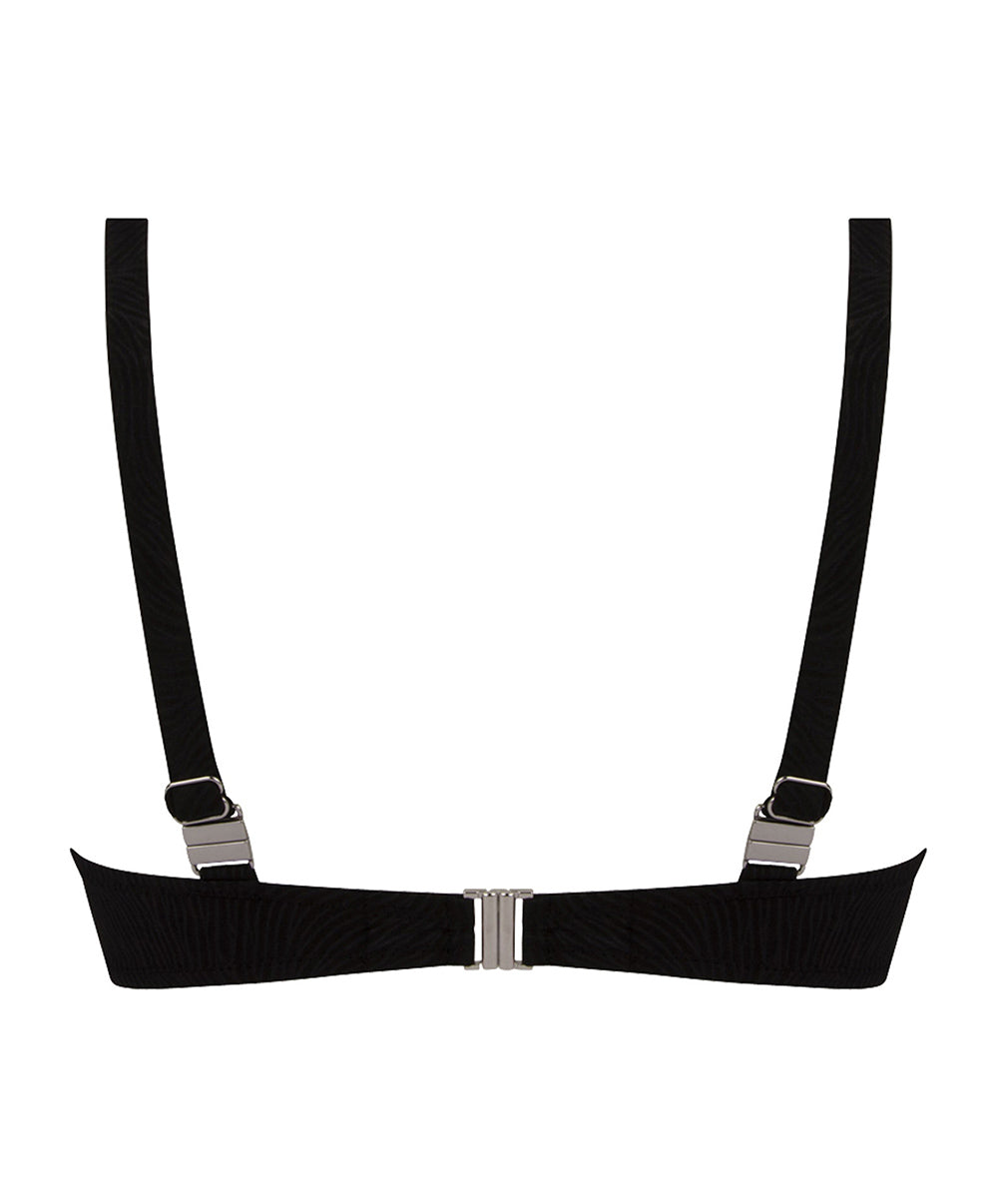 Maillot de bain triangle armatures La Muse des Vagues noir Antigel Bain FBB3226-NO