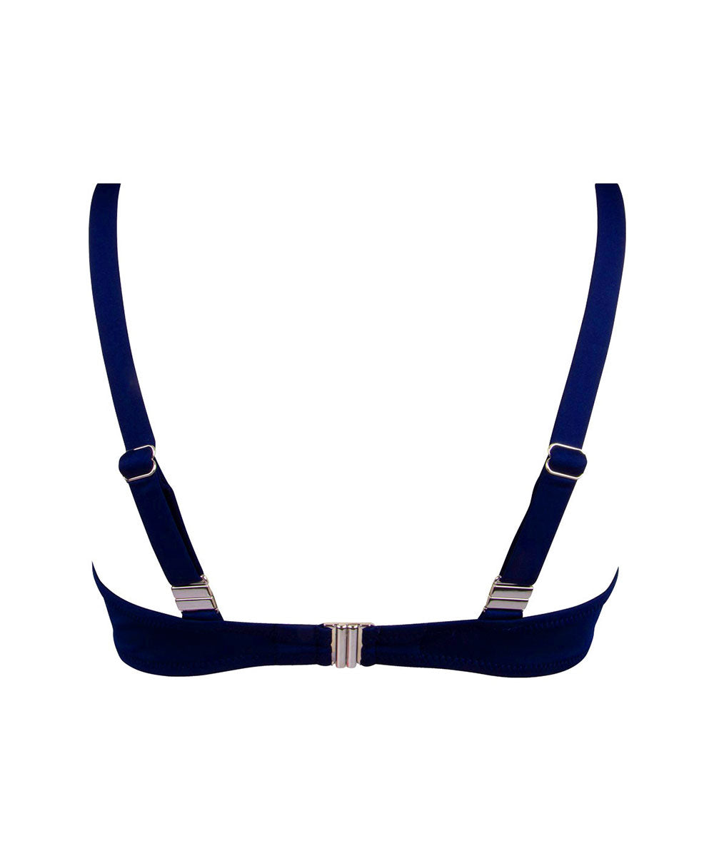 Maillot de bain triangle armatures La Starlette star bleu Antigel Bain FBB3205-SB 10