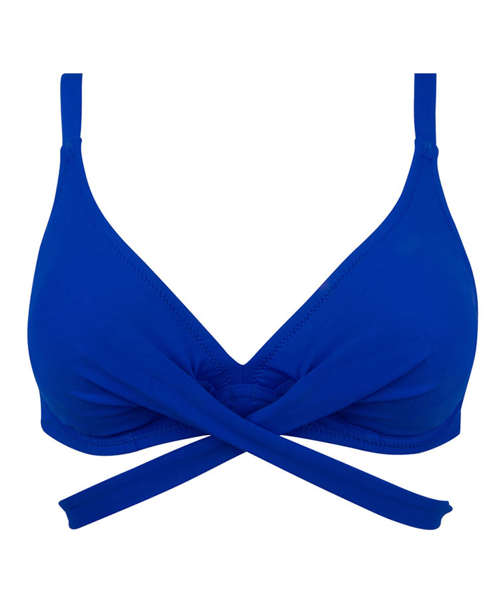 Maillot de bain triangle armatures La Chiquissima bleu electric Antigel Bain FBB3214-ME 10