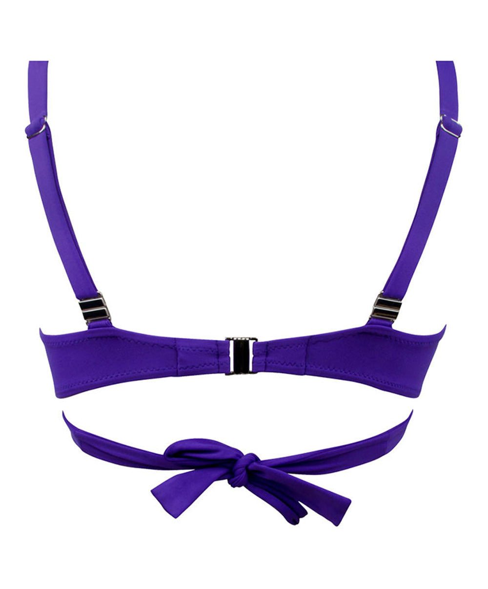 Maillot de bain triangle armatures La Chiquissima purple Antigel Bain FBB3214-MP